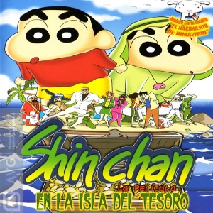 Shin Chan na Illa do Tesouro