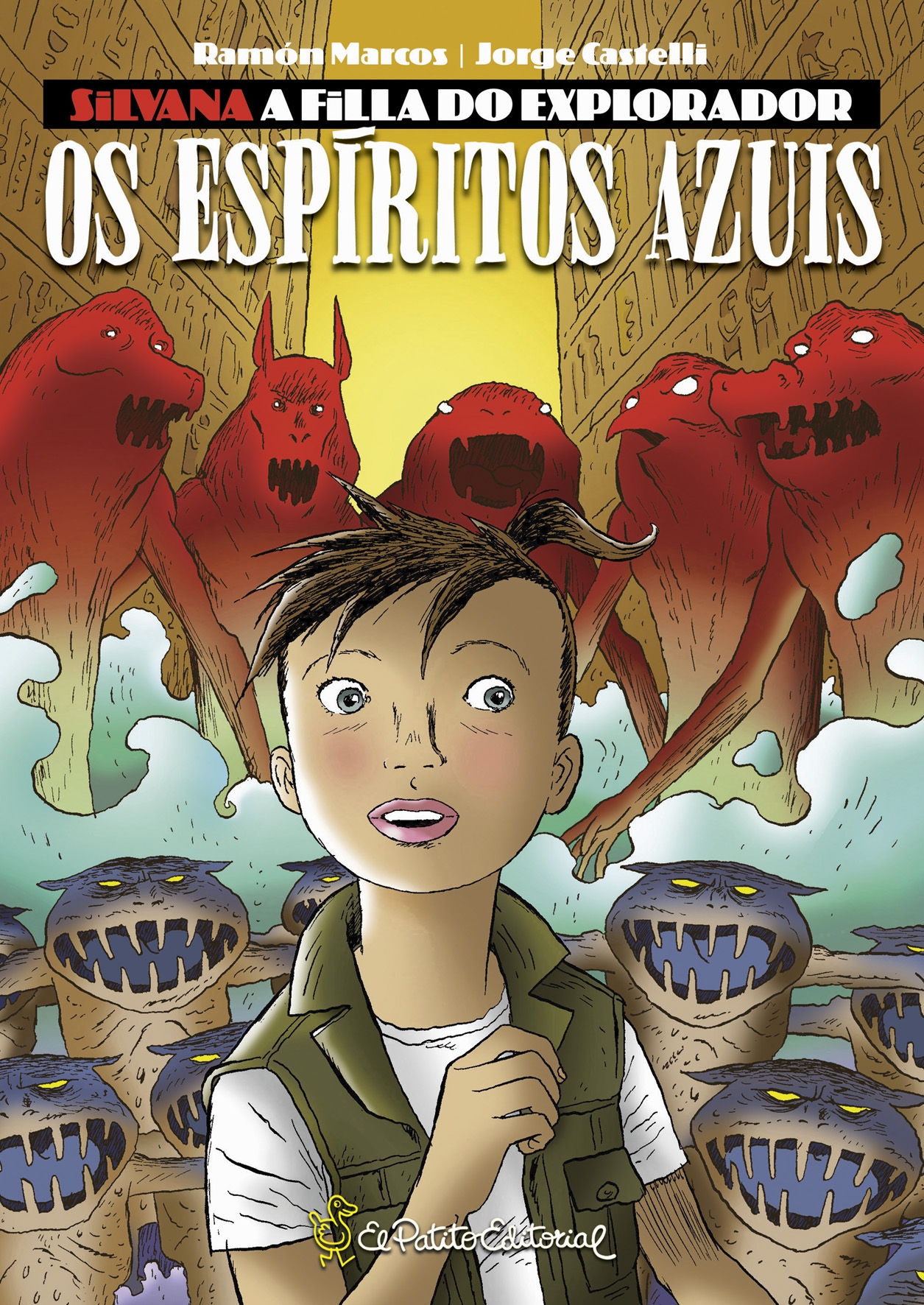 Portada de Os espritos azuis