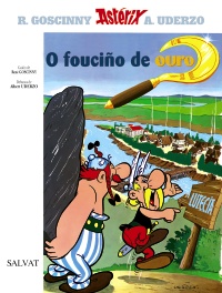 Portada de Astrix e o foucio de ouro