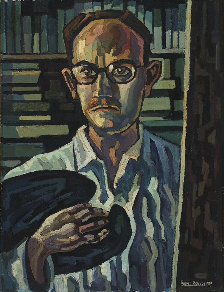 Autorretrato. Tomás Barros   imaxe: Museo de Belas Artes da Coruña