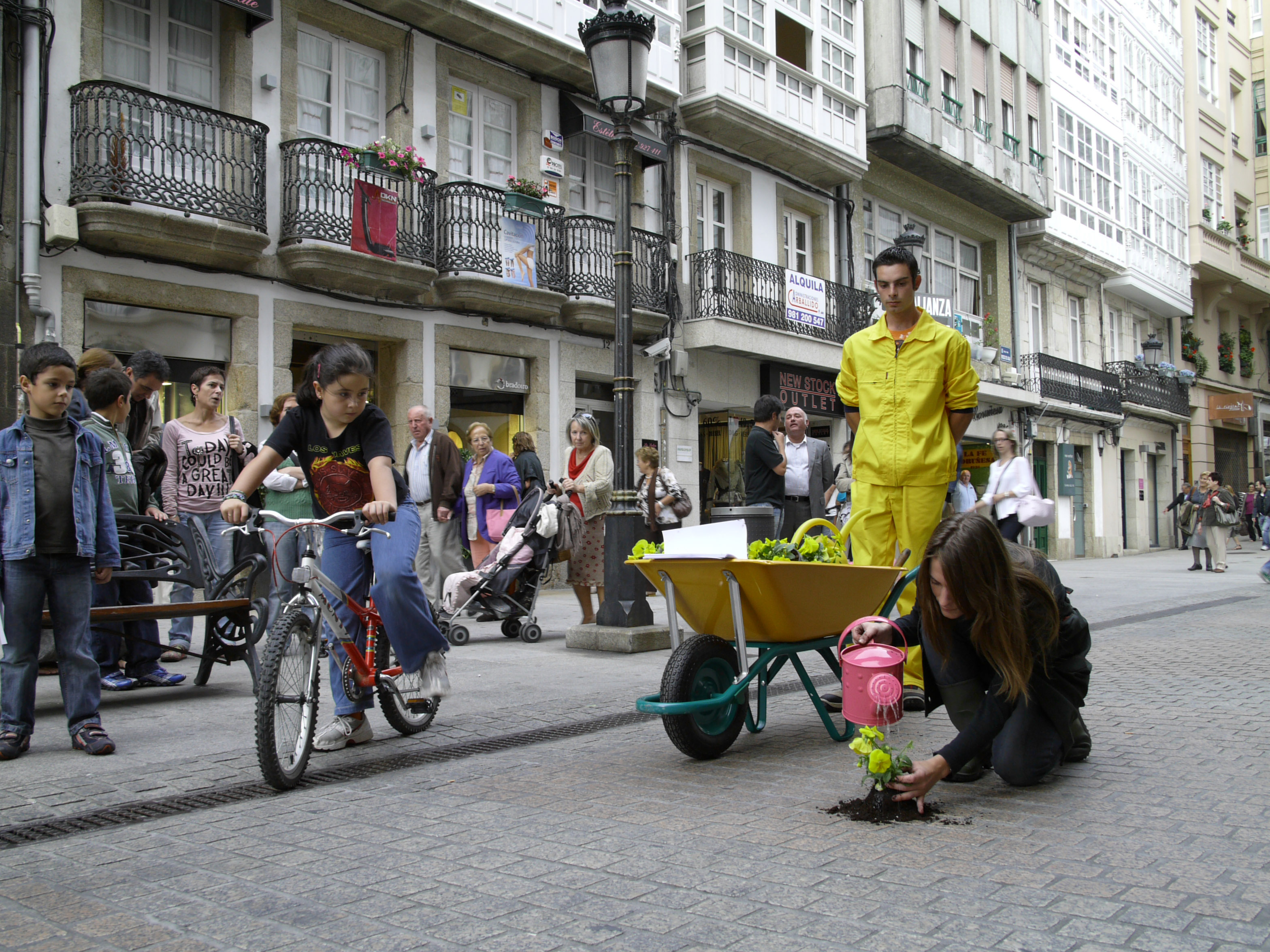 Filipa Guimarães, <i>Xardín</i>, performance.