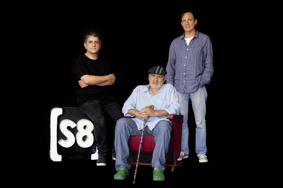 De esquerda a dereita: fotomontaxe con Jordi Costa, Antón Reixa e Antonio Segade    Fonte: (S8)