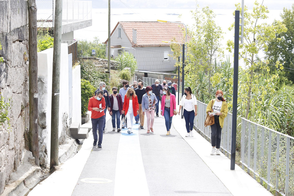 Inauguración do Camiño Real de Moaña a Cangas. Fonte: Deputación de Pontevedra