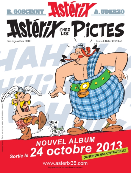 Anuncio francés de <i>Astérix e os pictos</i>