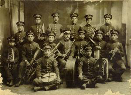 Banda de música de Guntín cara a 1910