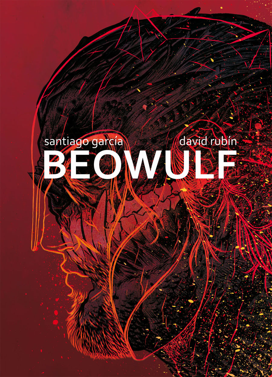 Ilustración para a capa de <i>Beowulf</I>