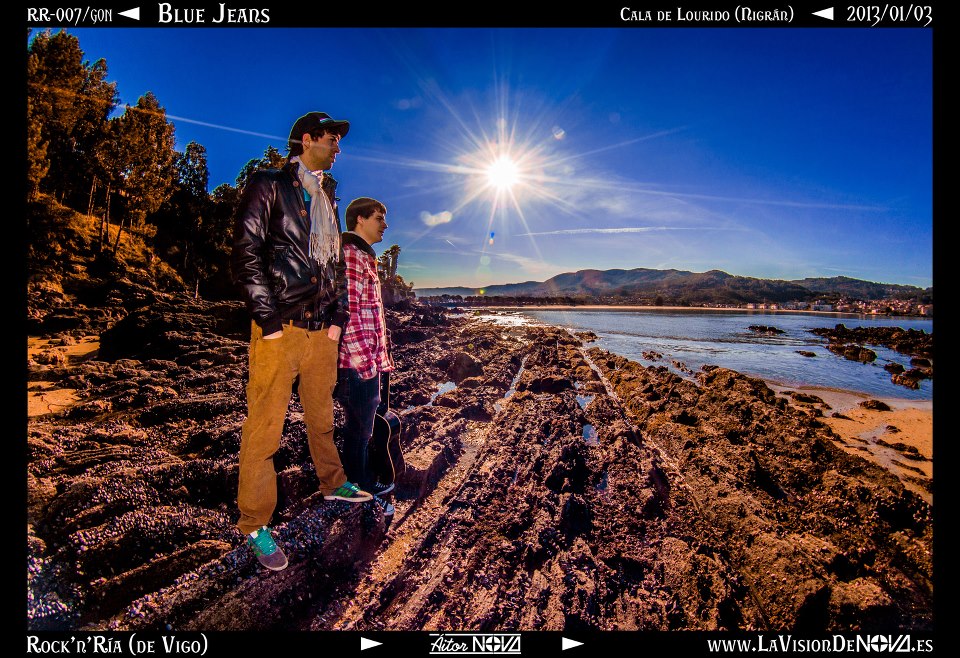 Blue Jeans na Cala de Lourido