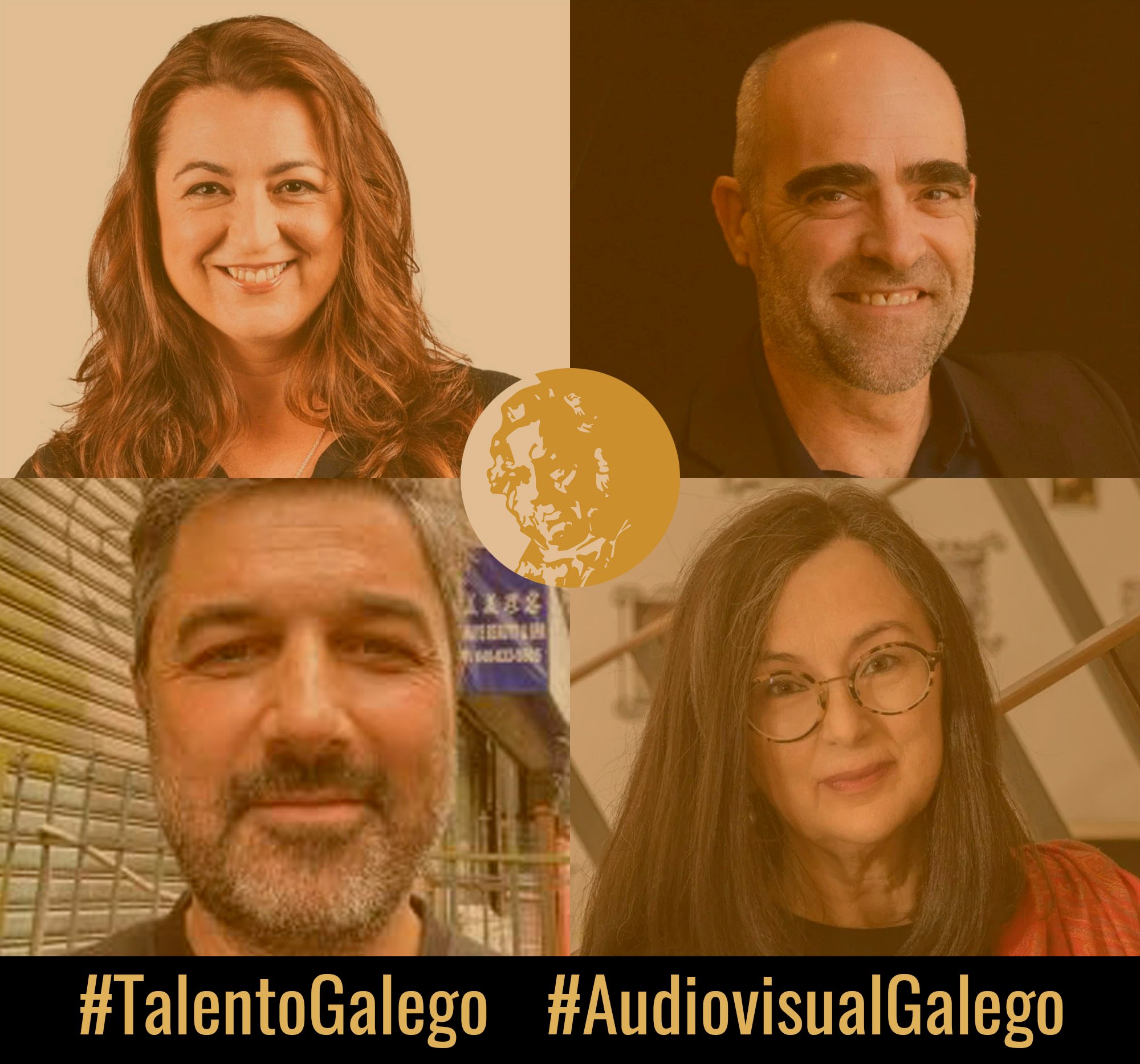 Persoas candidatas aos premios Goya 2024. Fonte: Facebook da Academia Galega do Audiovisual