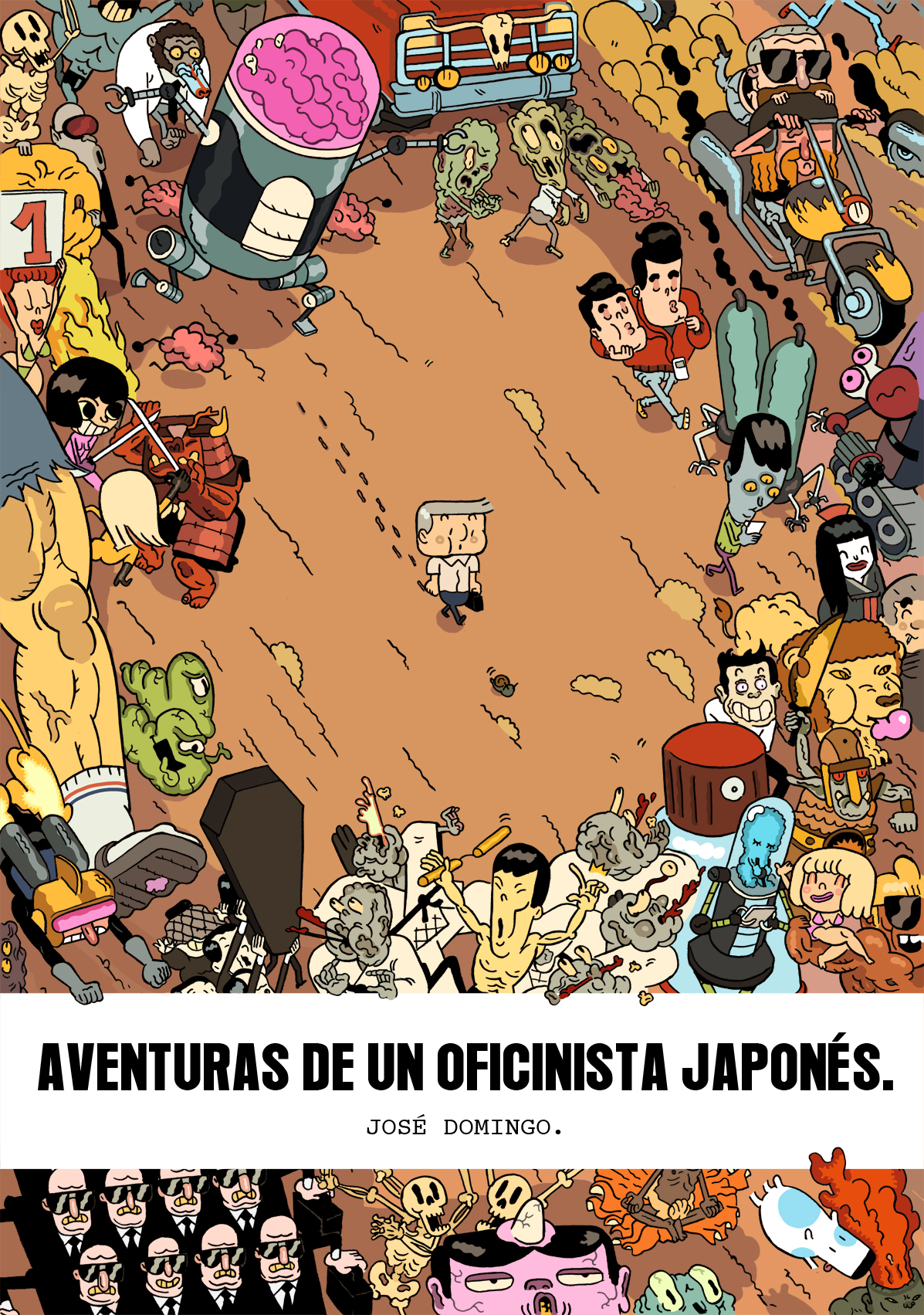 Capa de <i>Aventuras de un oficinista japonés</i>