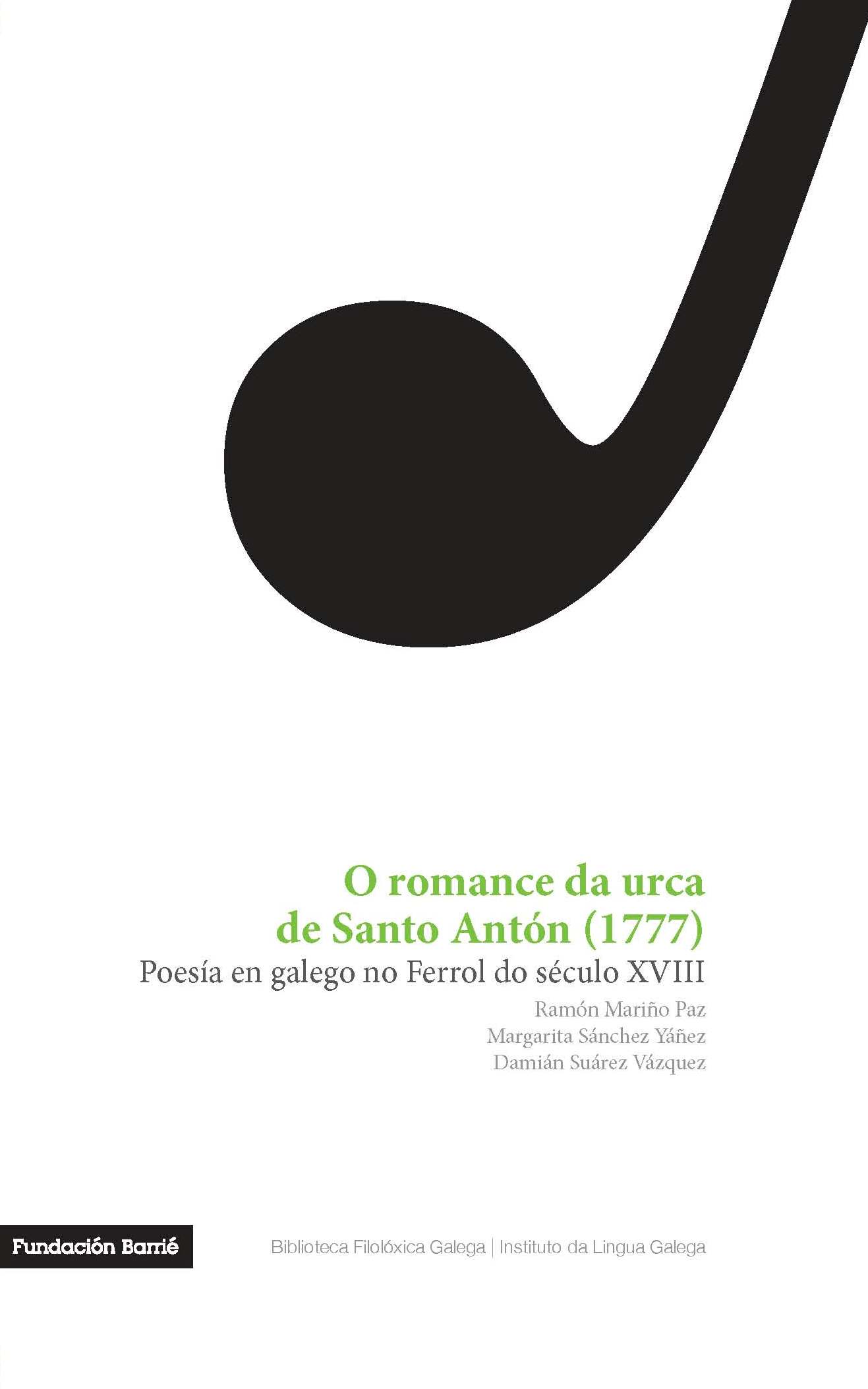 Capa de <i>O romance da urca de Santo Antón</i>