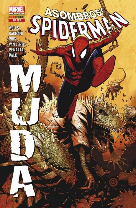 Capa de <i>Muda</i>, de Spiderman