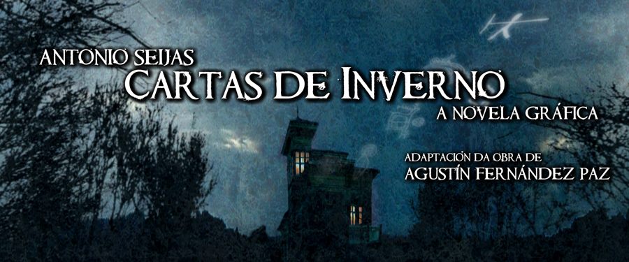 Imaxe de presentación da novela gráfica <i>Cartas de inverno</i>