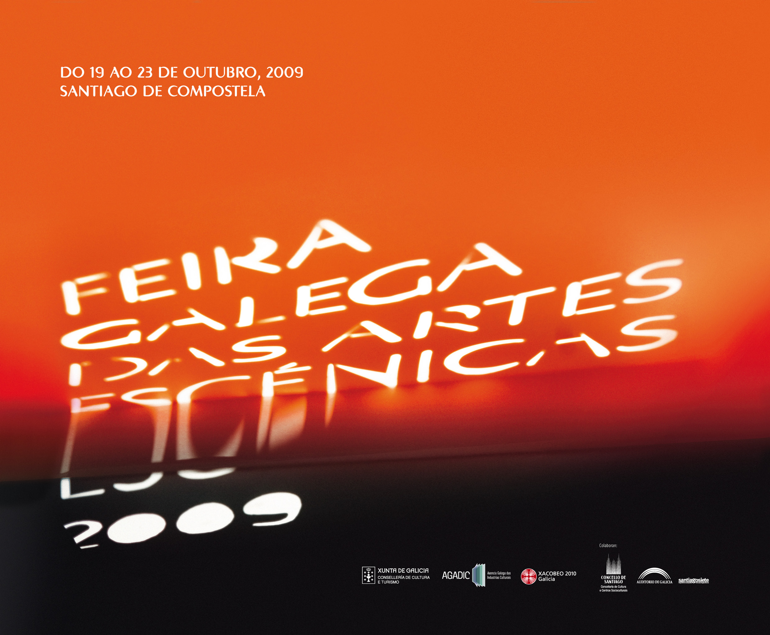 Cartel da Feira Galega das Artes Escénicas