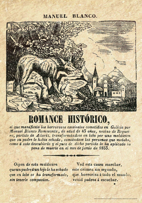 Cartel das Xornadas Manuel Blanco Romasanta