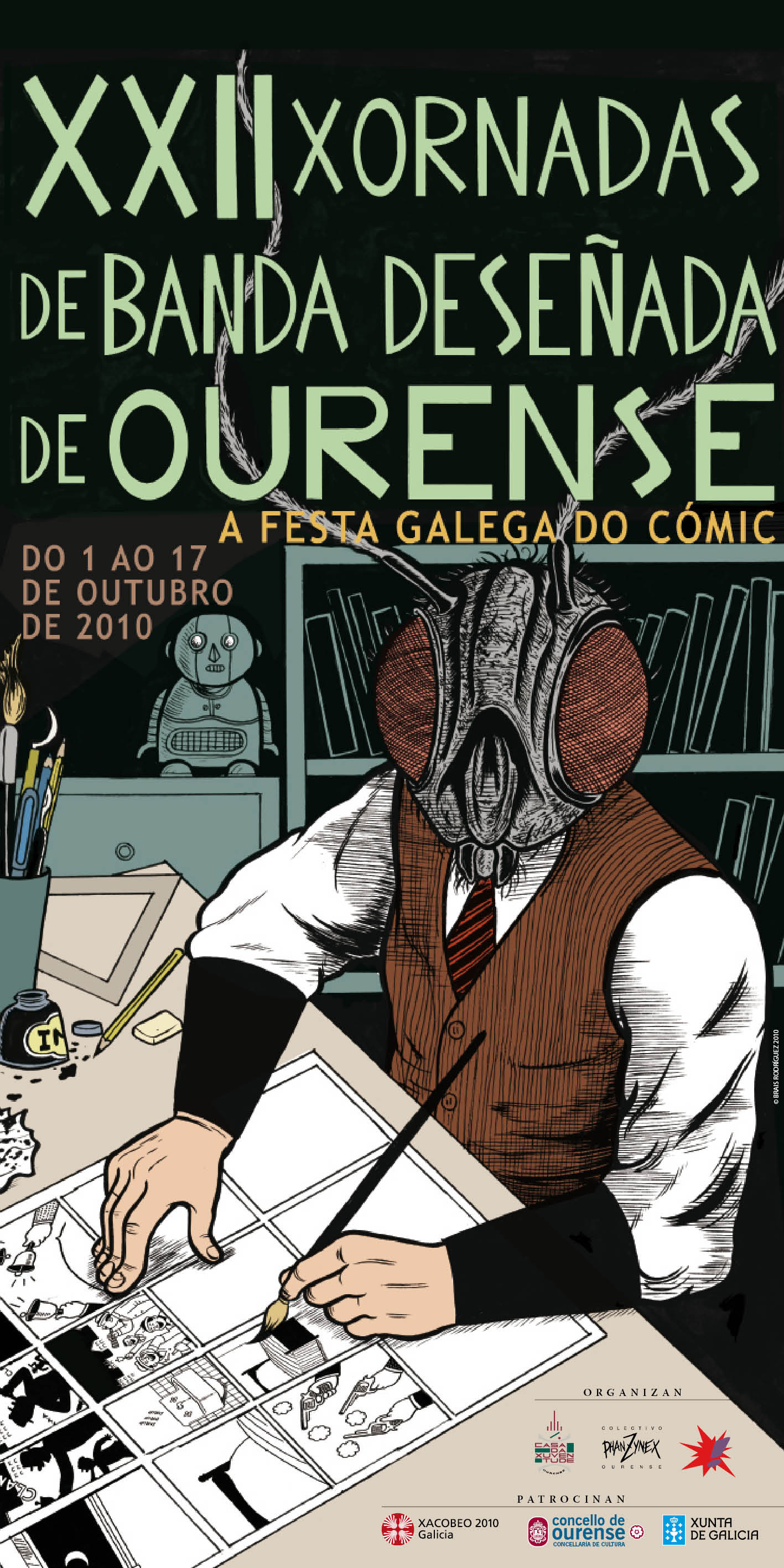 Cartel das XXII Xornadas de BD de Ourense