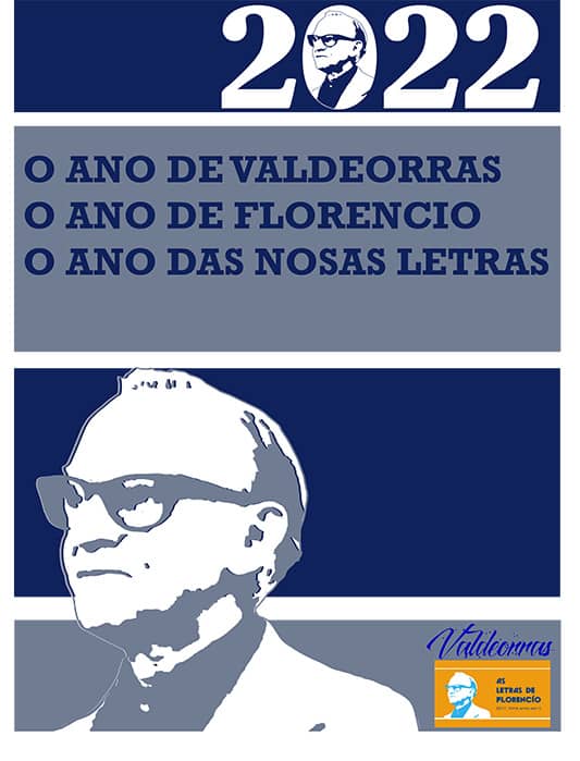 Cartel da campaña a prol da Letras para Delgado Gurriarán en 2022