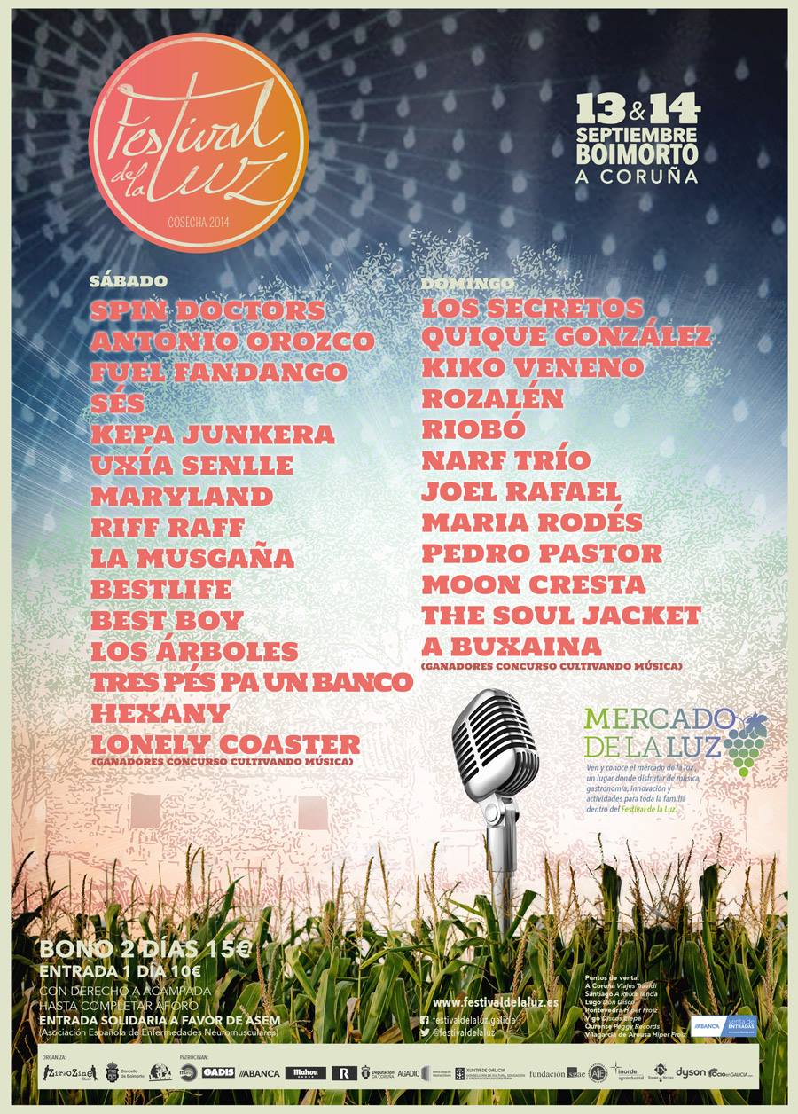 Cartel do Festival da Luz 2014