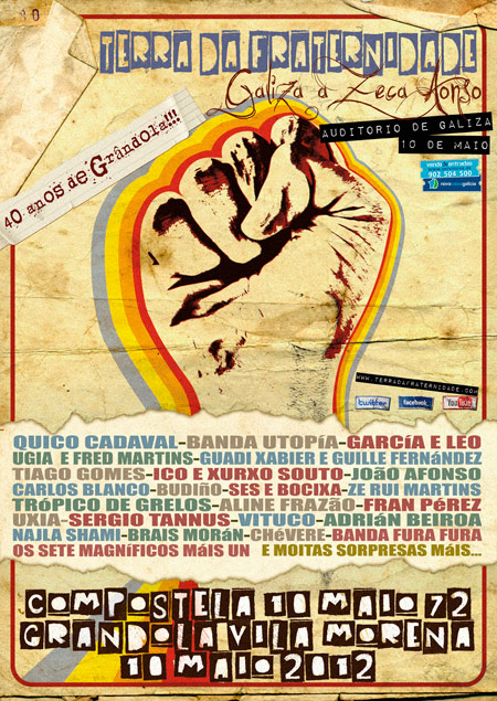 Cartel do festival <i>Terra da fraternidade</i>