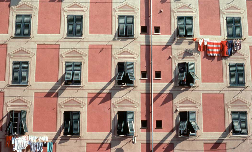 Habitacións populares en Nervi, Italia