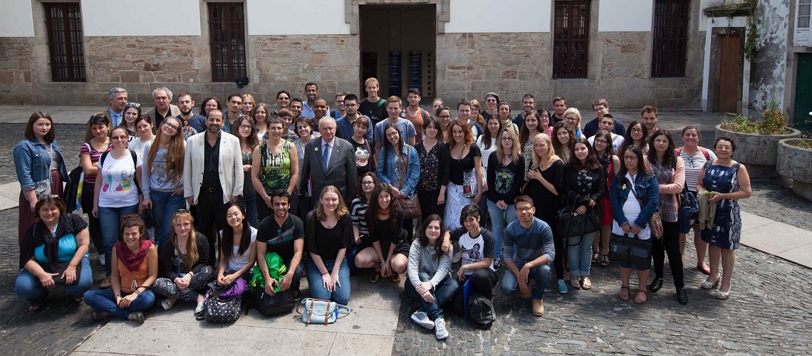 Alumnado e profesorado dos XXIX cursos <i>Galego sen fronteiras</i>