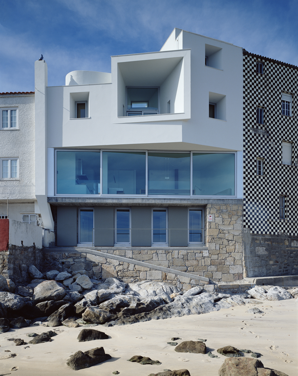 Cada privada de David Chipperfield en Corrubedo