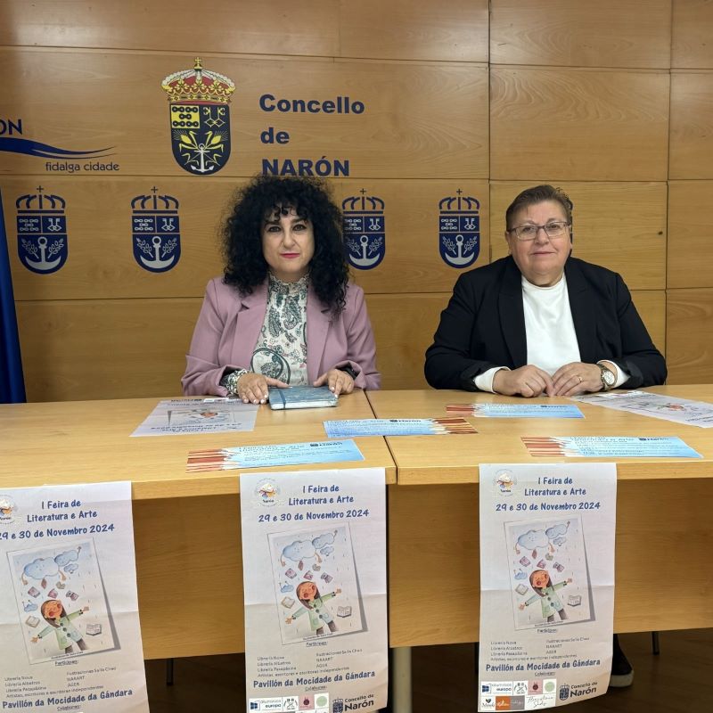 A proposta foi presentada pola concelleira de Feiras, Mar Gómez, acompañada pola escritora Isabel Ramos, integrante do Gaf Ferrol (Grupo de Autores de Ferrolterra)