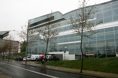 Biblioteca pública Anxel Casal en Santiago
