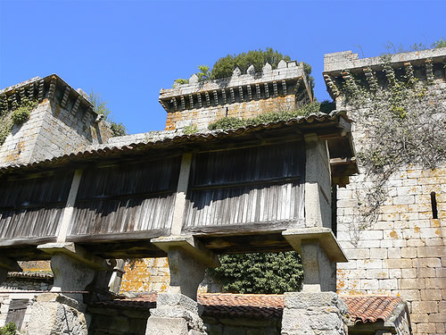 Detalle do Castelo de Pambre