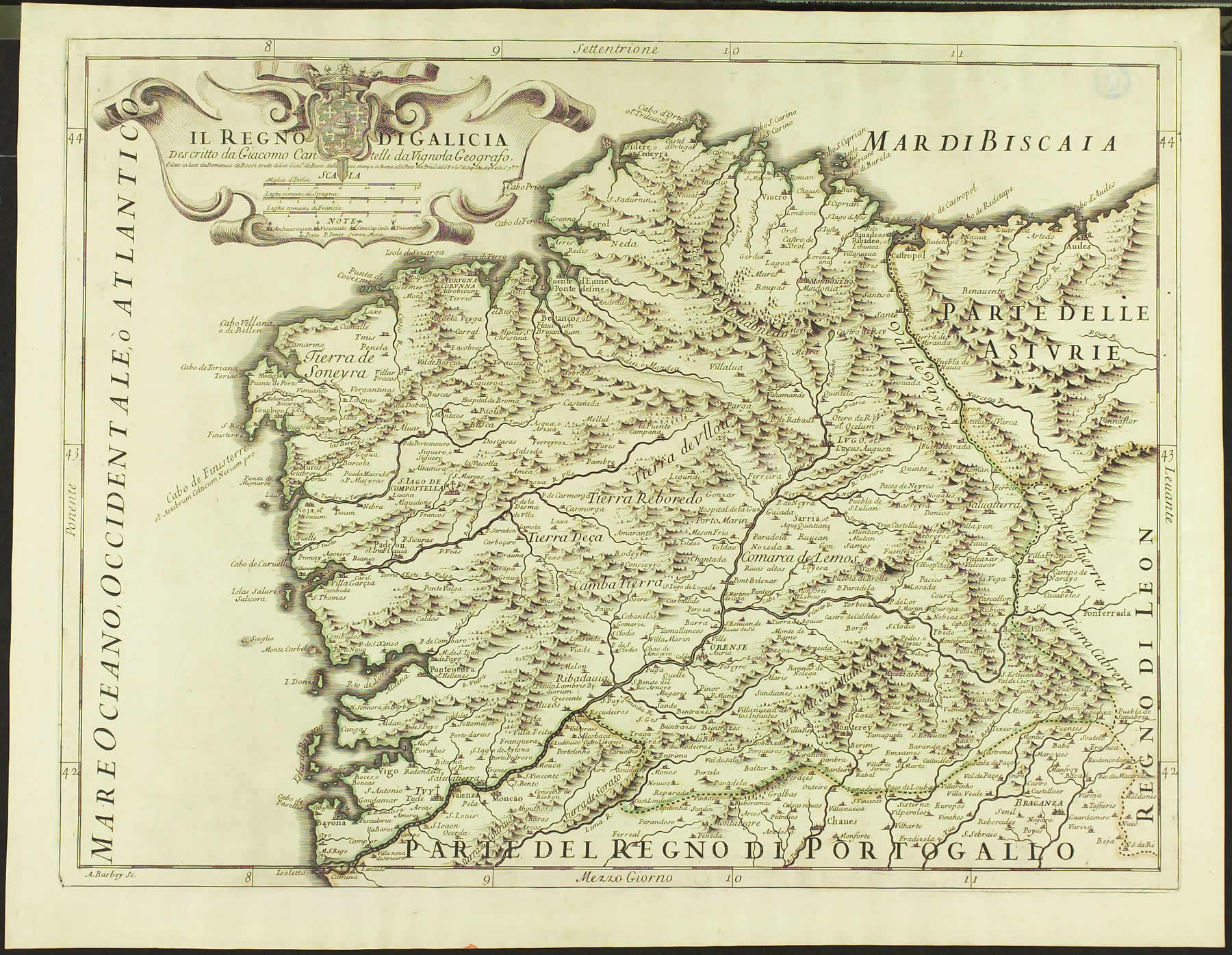 RRR Il Regno de Galicia. 1696