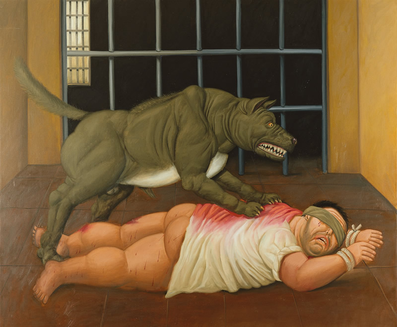 Fernando Botero. Abú Ghraib 45, 2005