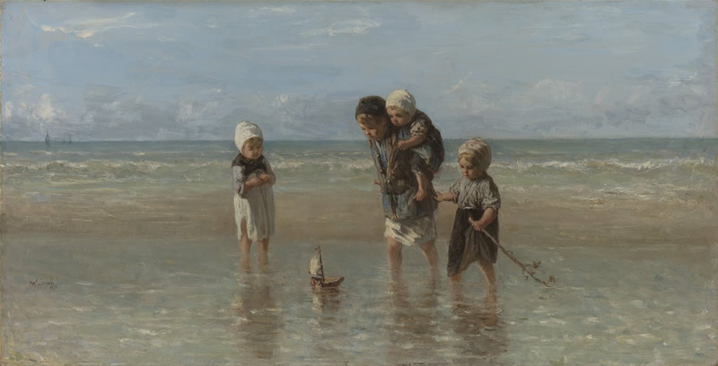 Jozef Israëls, Children of the sea (Hijos del mar), 1872. 