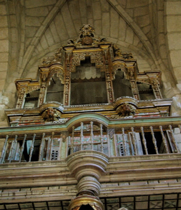 Caixa do órgano de Santo Estevo de Ribas de Sil, Ourense