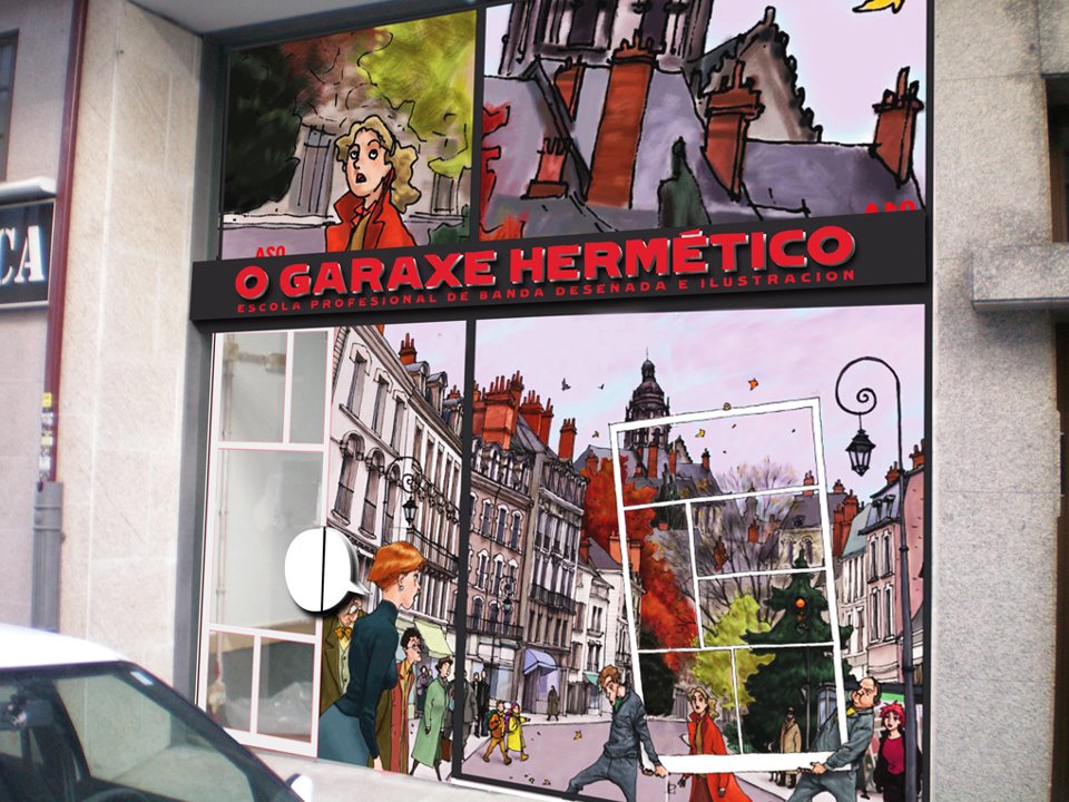 Fachada de O Garaxe Hermético