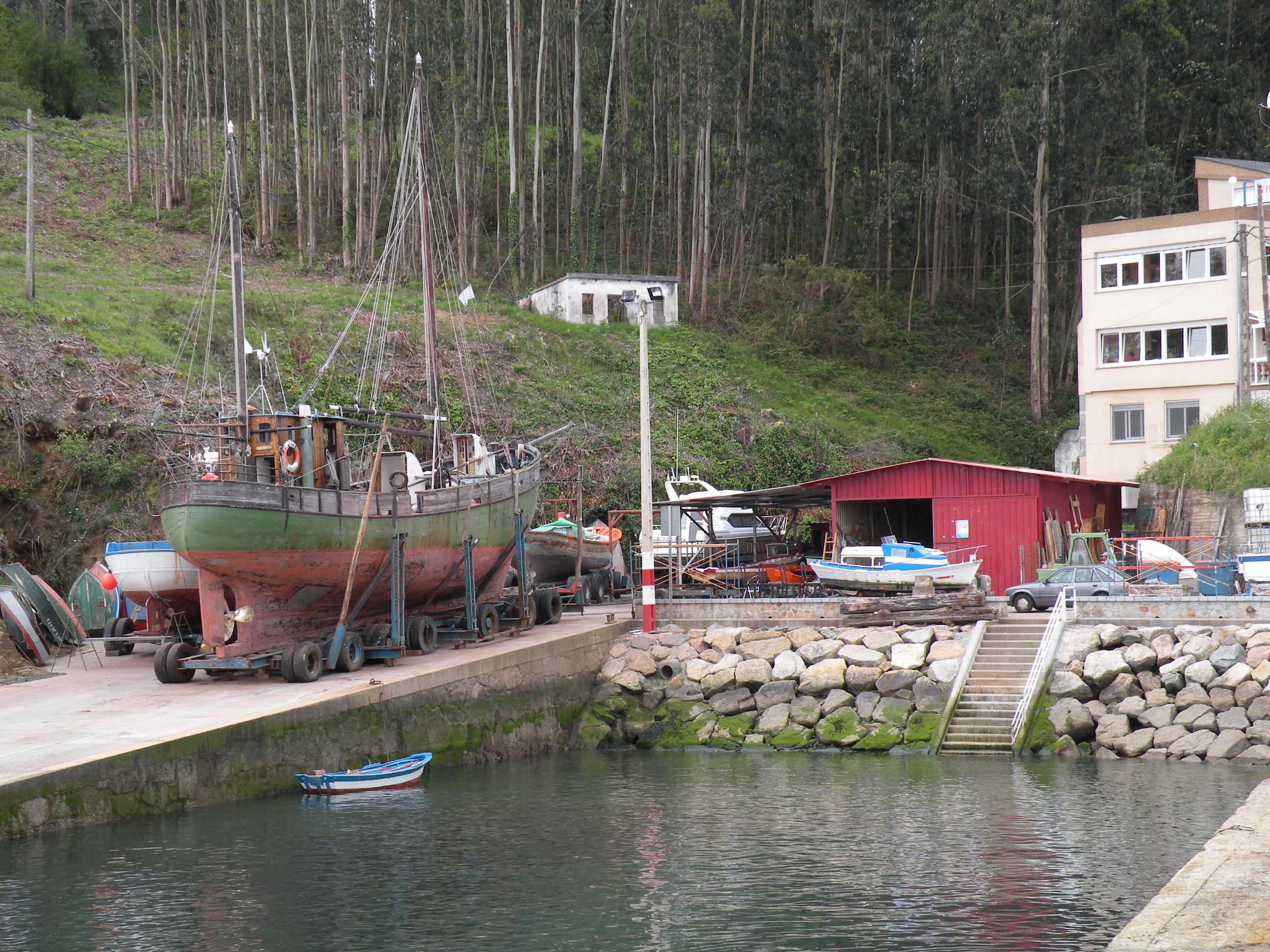 Estaleiro de Lorbé. Oleiros.