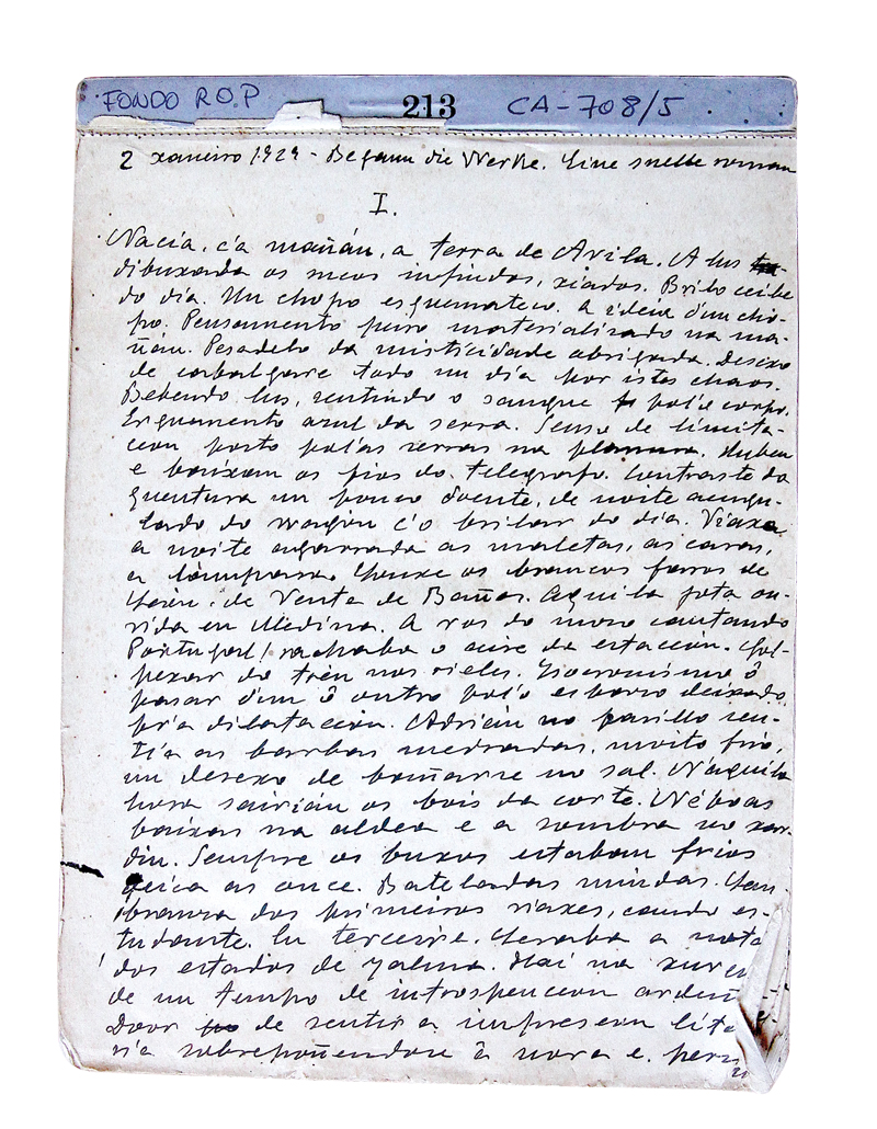 Ramón Otero Pedrayo: <i>Arredor de si</i>