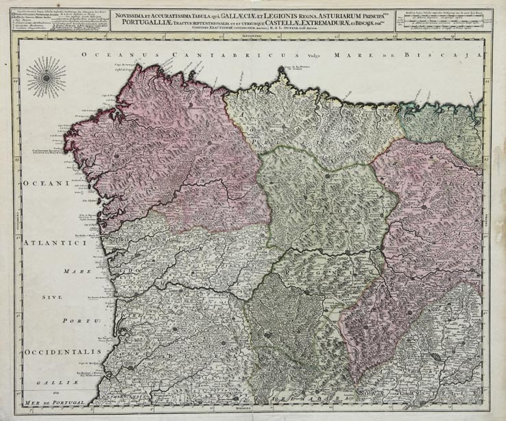 Mapa de Reiner e Josua Ottens 1725-1750