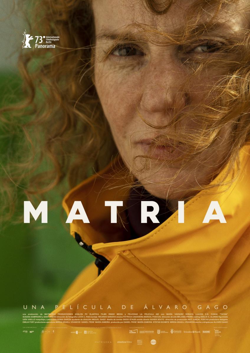María Vázquez no cartel de <i>Matria</i>
