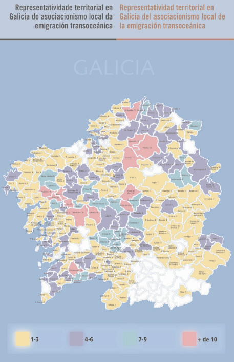 Mapa do asociacionismo local galego na emigración