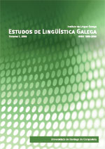 Capa de <i>Estudos de Lingüística Galega</i>