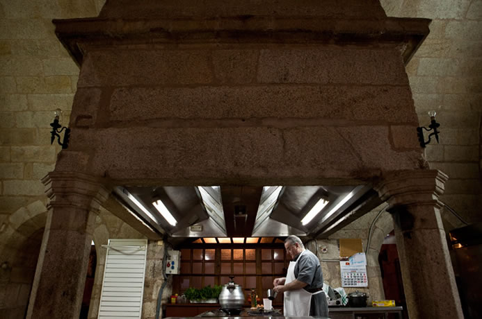 A Cociña dos Tres Arcos, Abadía de Oseira (San Cristovo de Cea, Ourense).