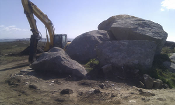 Pedra de Santiago. Foto: PSOE