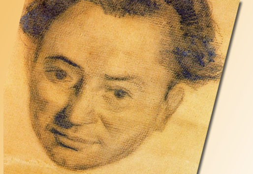 Retrato de Valentín Paz-Andrade por Castelao.