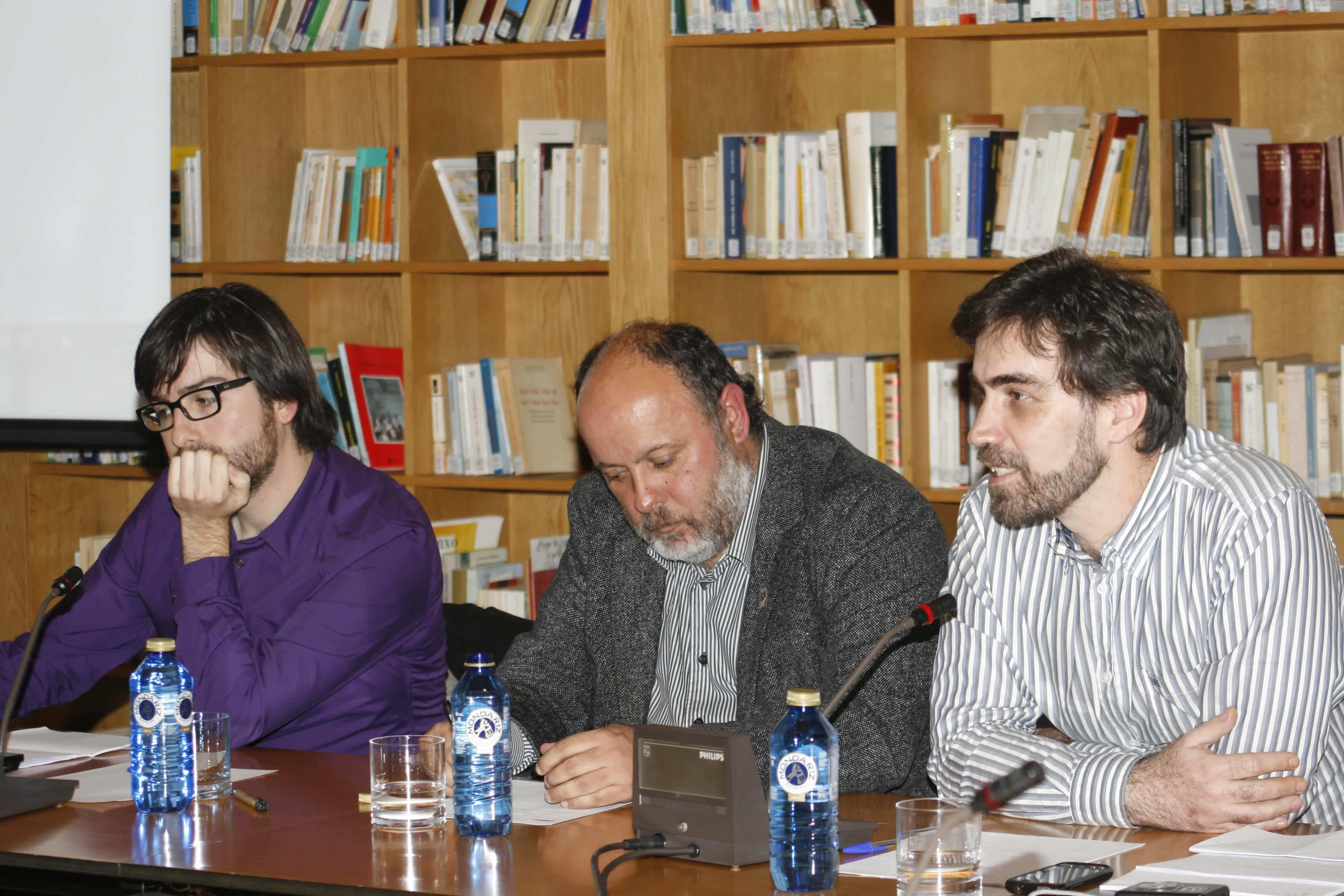 Marcos Pérez, Manuel M. Barreiro e Filipe Díez. Foto: CCG