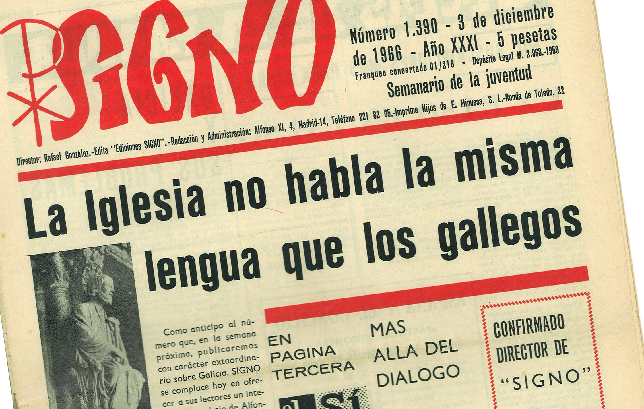 Portada da revista católica Signo (1966)