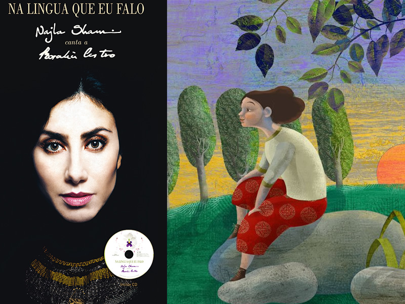 O libro disco de Najla e ilustración de <i>Rosalía Pequeniña</i>