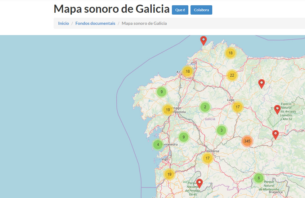 Escoitar Galicia desde o aire. Escoitar Galicia desde o aire