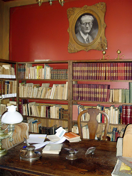 Despacho de Vicente Risco na Fundación. Foto: Concello de Allariz