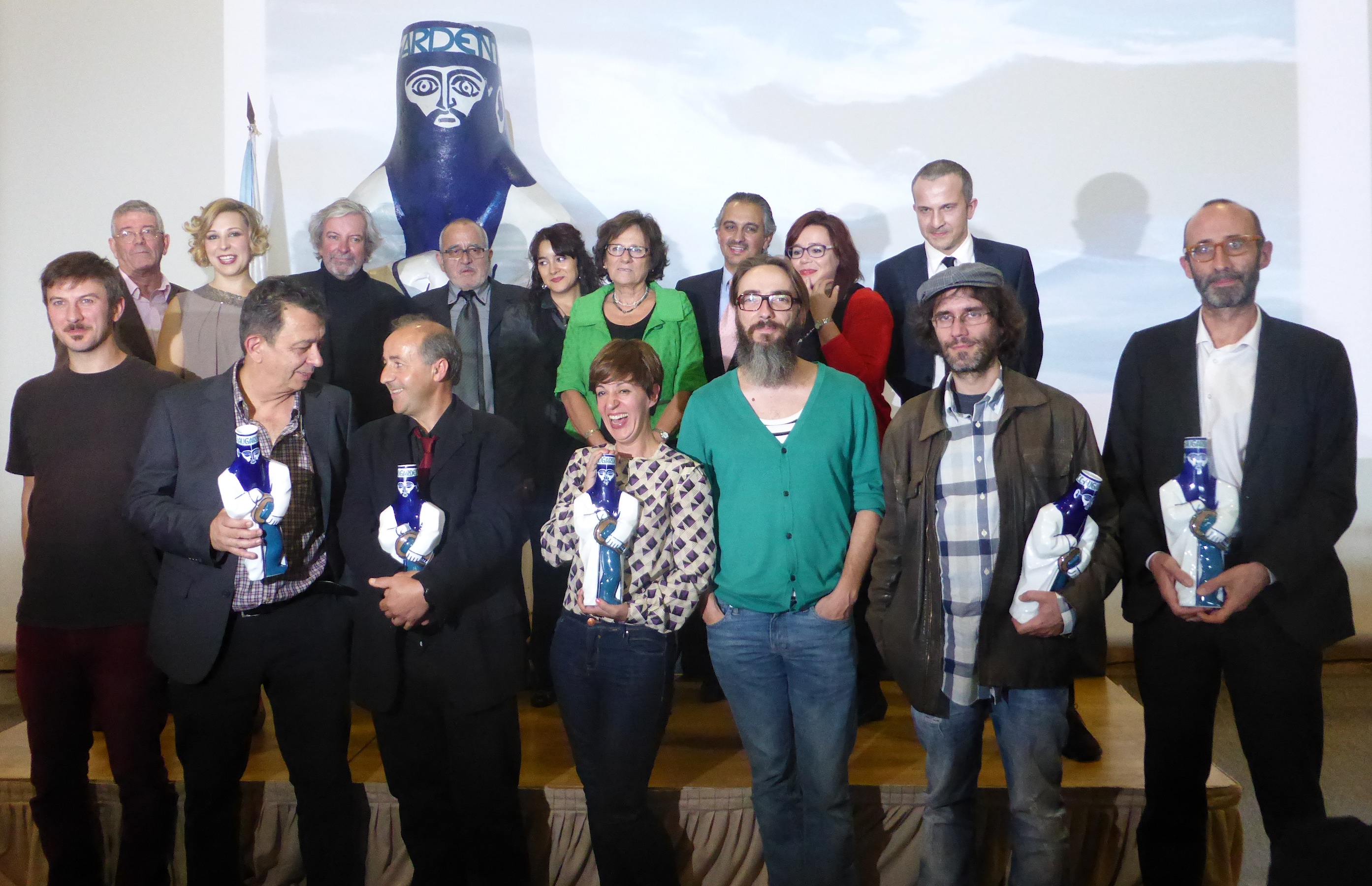 Premiados e membros do xurados dos XXXVI Premios da Crítica