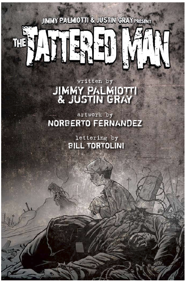 Ilustración promocional da BD <i>Tattered Man</i>