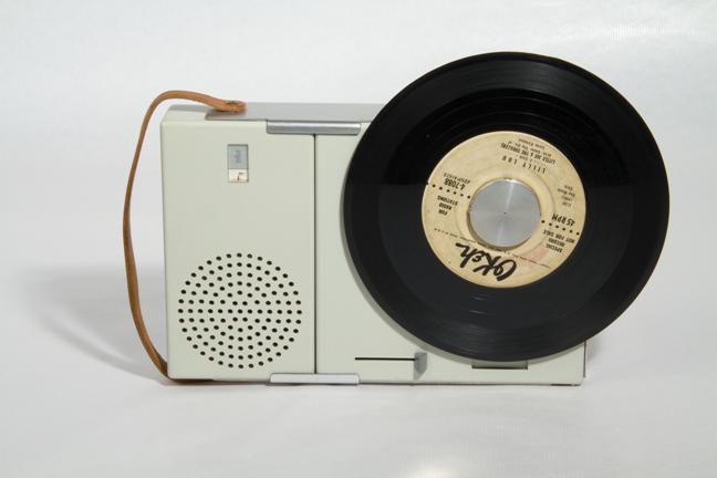 Hans Gugelot e Dieter Rams. Braun SK4 Combinación de radio e tocadiscos, 1958. 